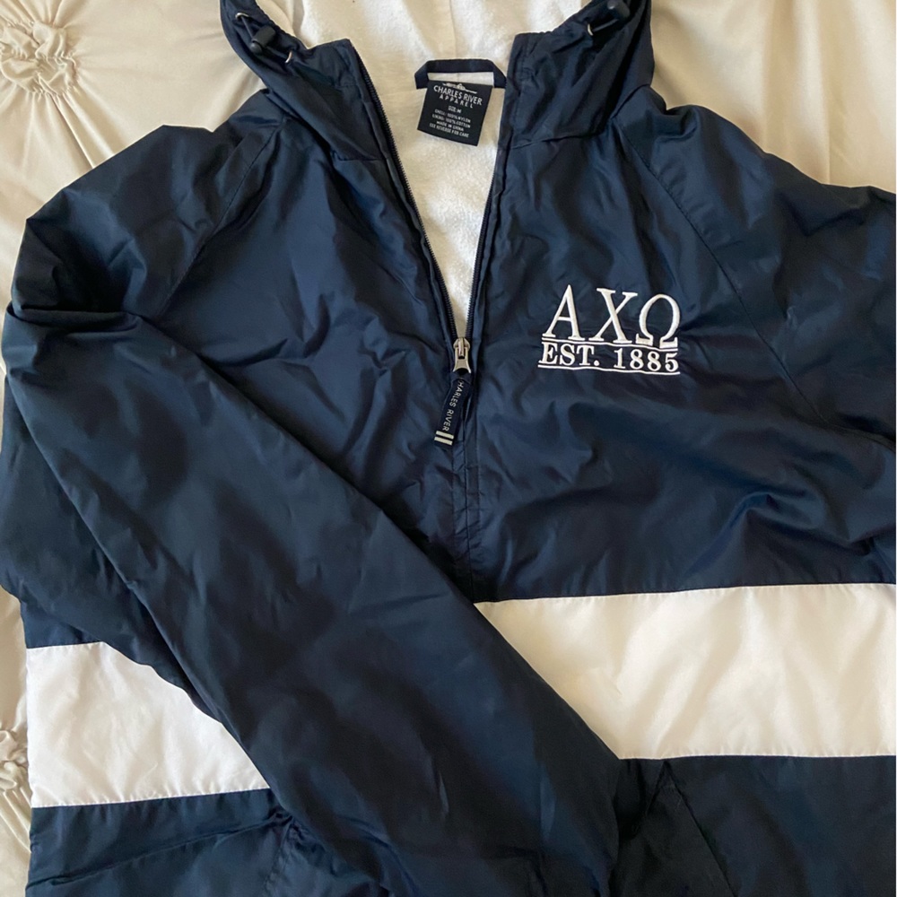 AXO Navy Rain Jacket